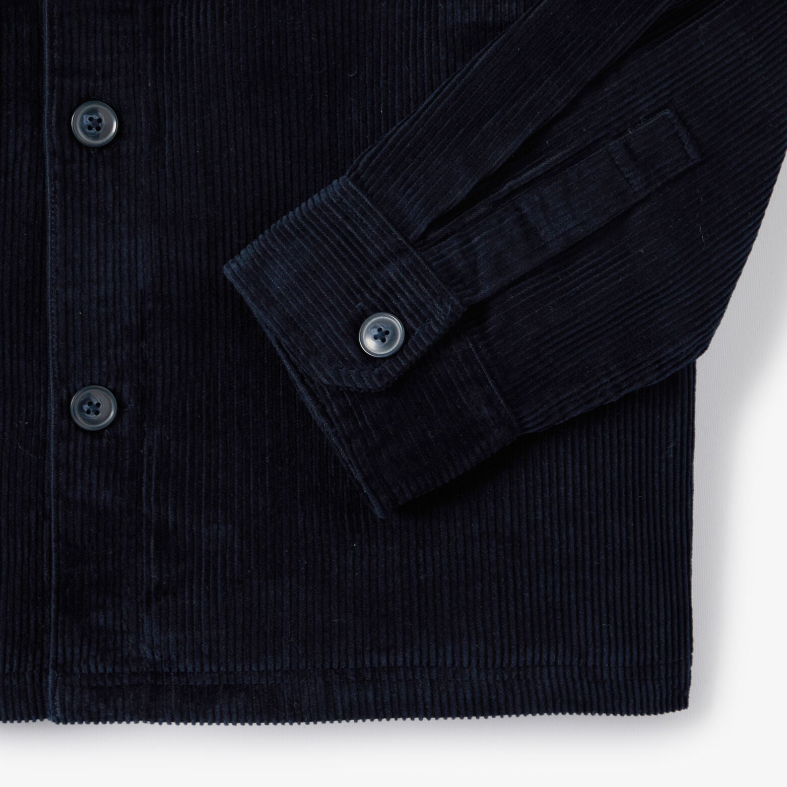 Surchemise en velours unie
