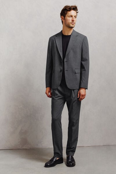 Veste de costume loose pied de puce