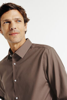 Chemise sans repassage en coton regular