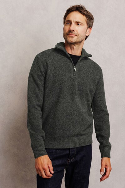Pull col camionneur mousseux