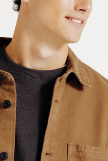 Surchemise en jean coton