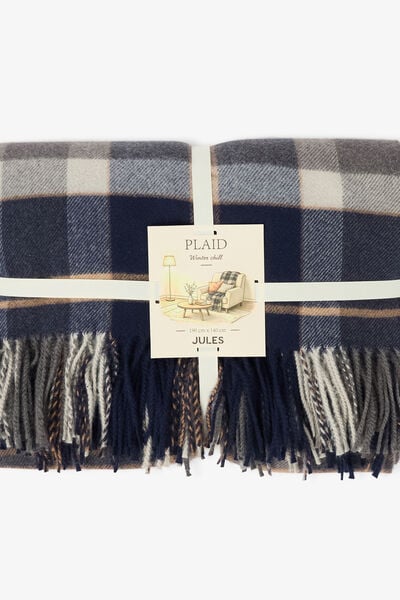 Plaid &agrave; carreaux