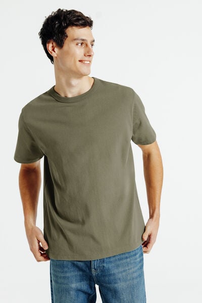 Relax fit t-shirt in katoen
