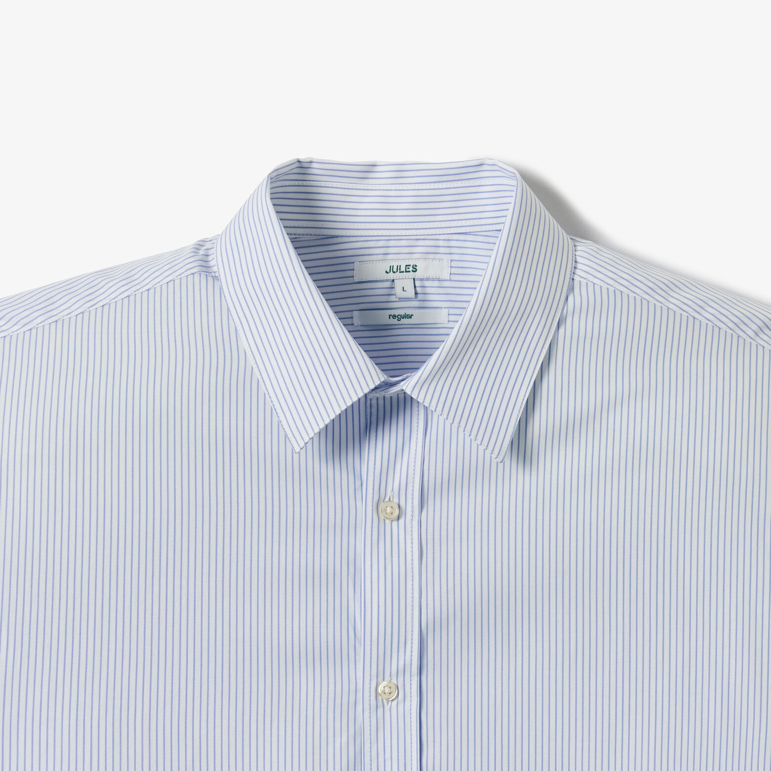 Chemise 100% coton regular ray&eacute;e