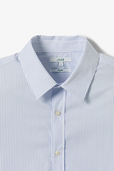 Chemise 100% coton regular ray&eacute;e