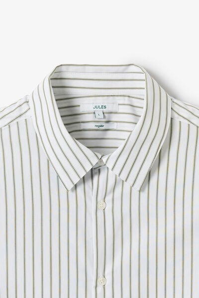 Chemise en coton regular ray&eacute;e