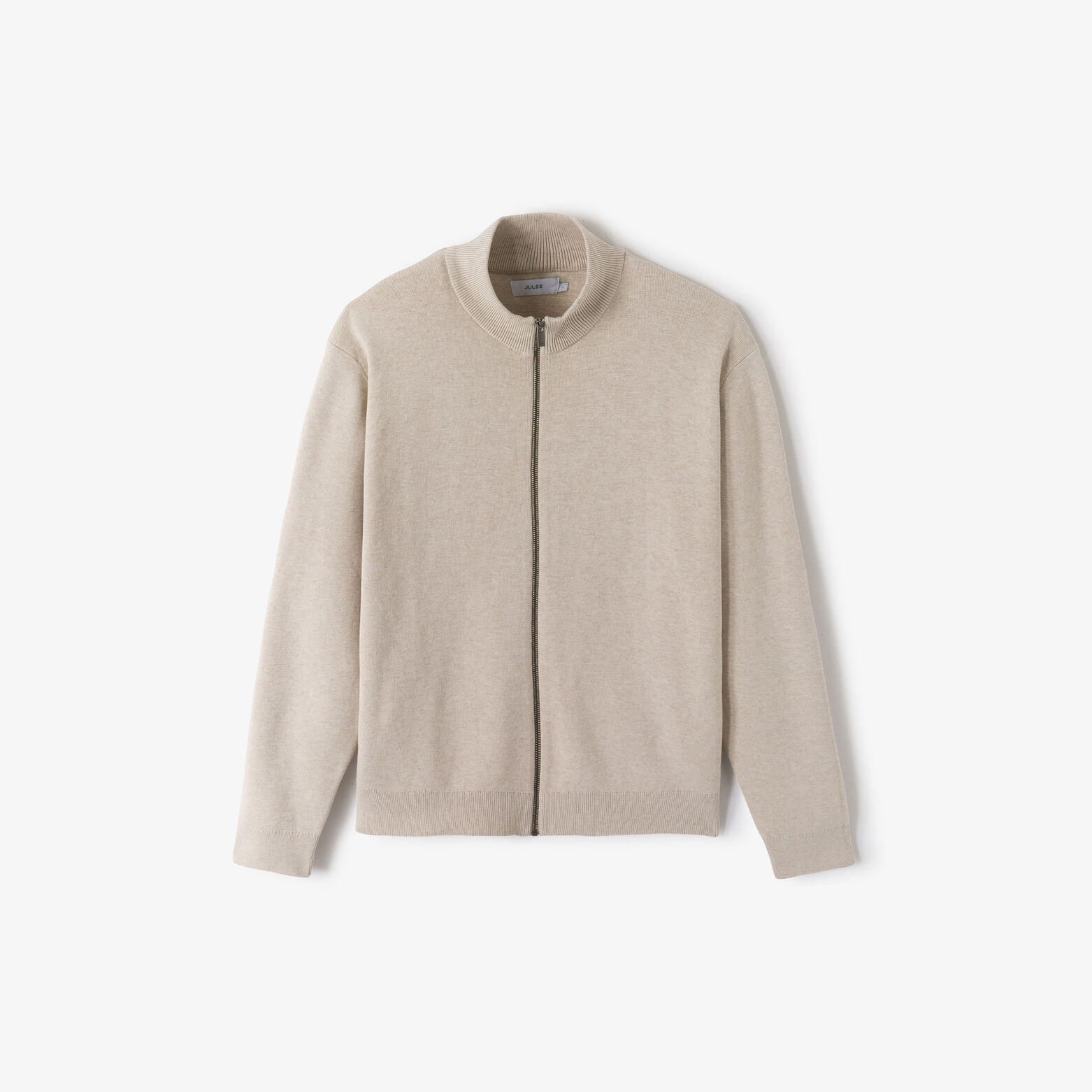 Gilet zippé col montant