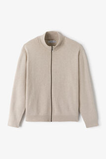 Gilet zipp&eacute; col montant