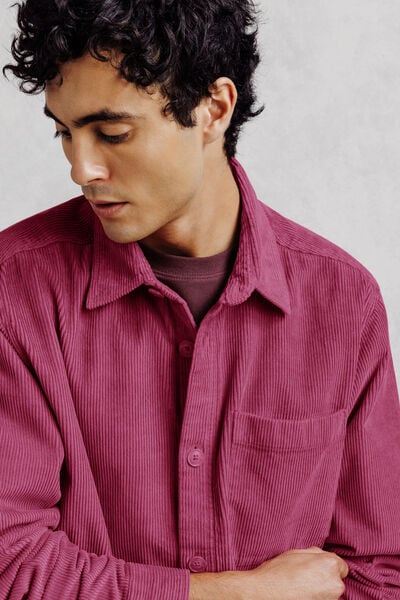 Surchemise en velours unie 100% coton