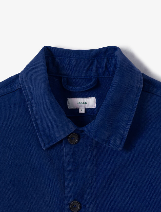 Vest met hemdskraag en knopen