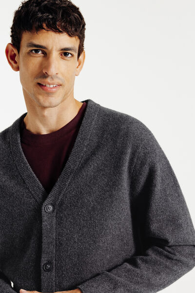 Gilet cardigan mousseux