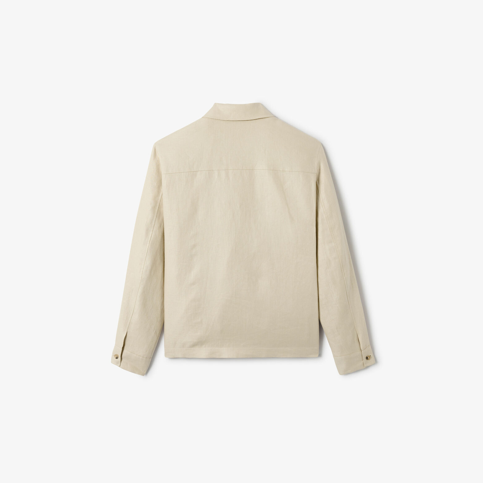 Veste col chemise zipp&eacute;e 100% lin