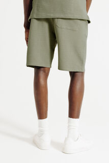 Bermuda en maille seersucker