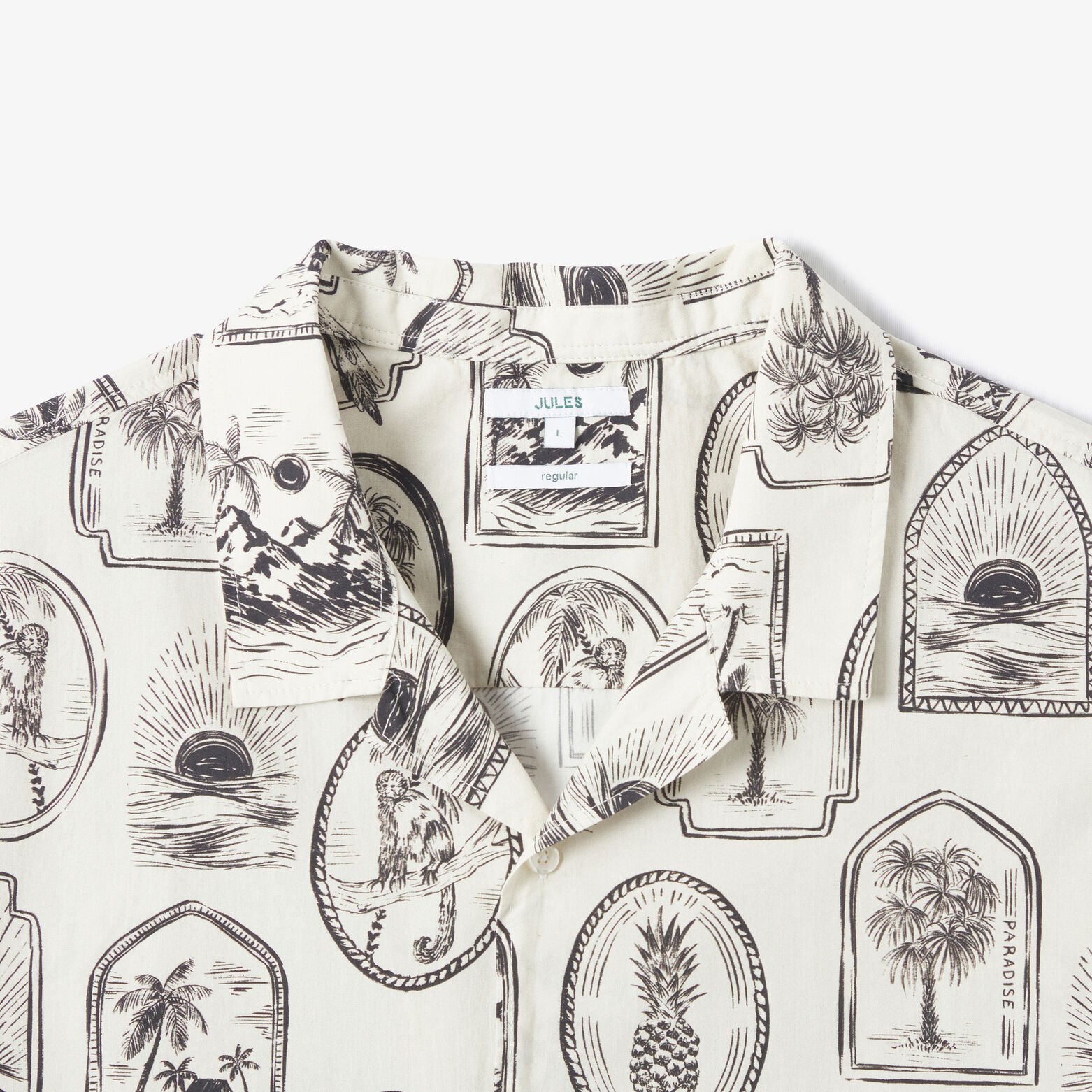 Chemisette imprim&eacute; regular