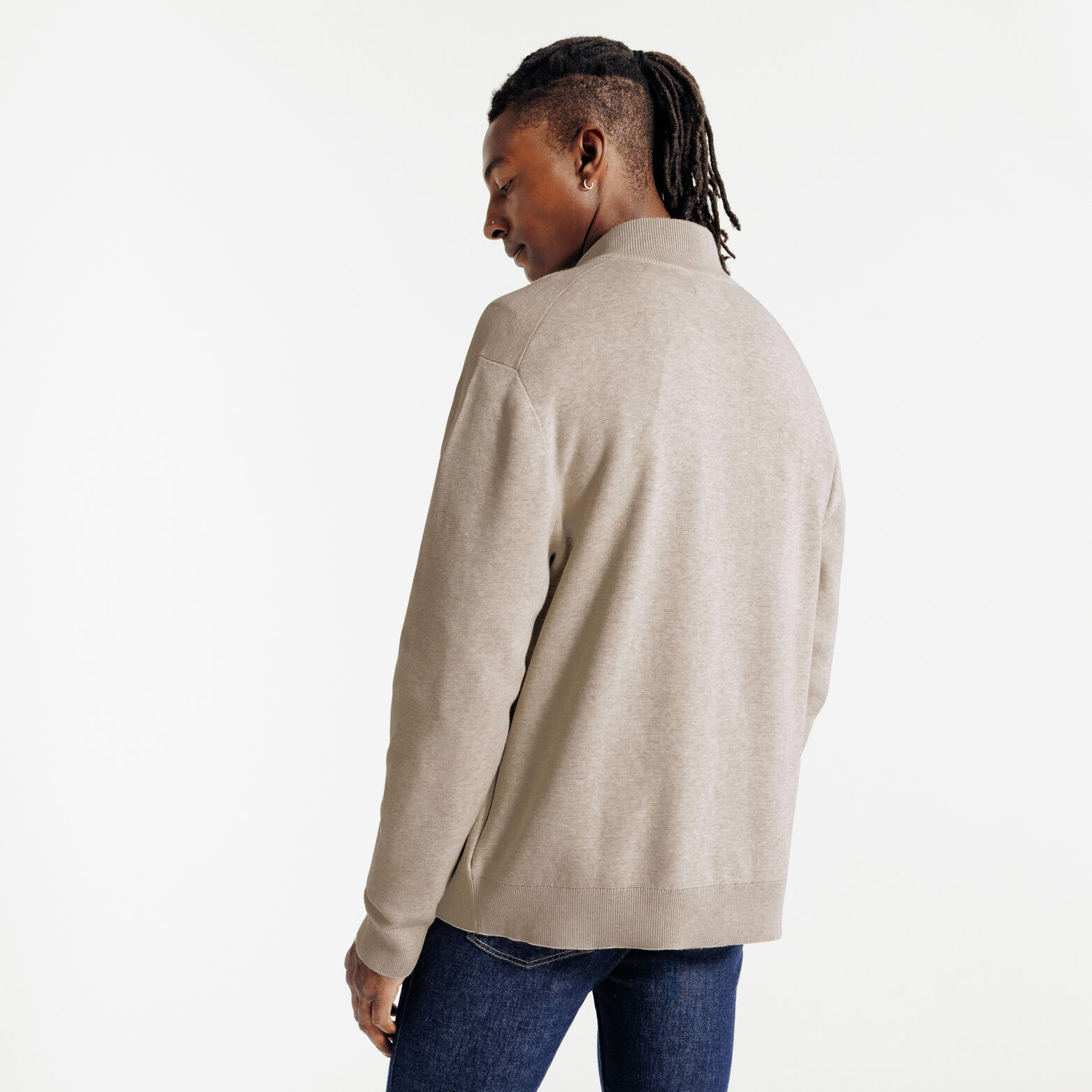 Gilet zippé col montant