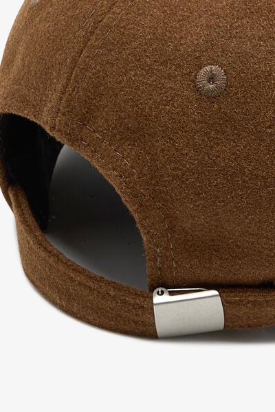 Casquette flanelle unie