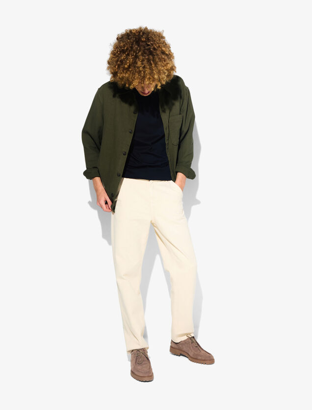 Surchemise en gaze de coton unie