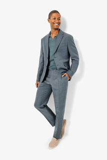 Kostuumvest met linnen