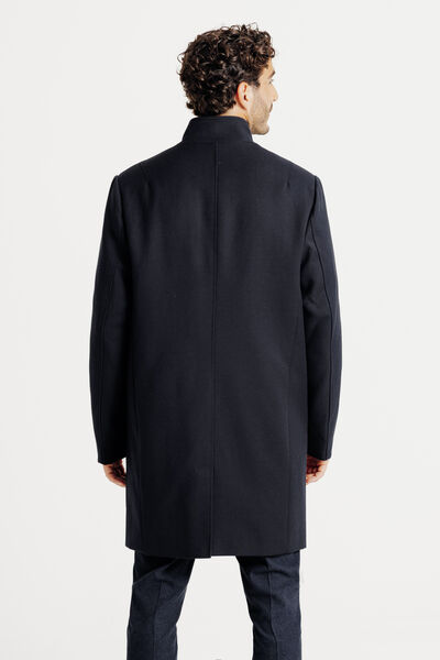 Manteau hiver long col montant