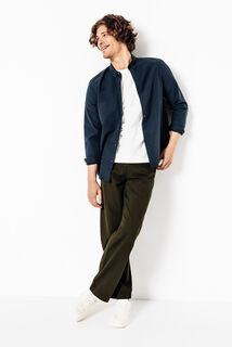 Pantalon chino large léger en coton