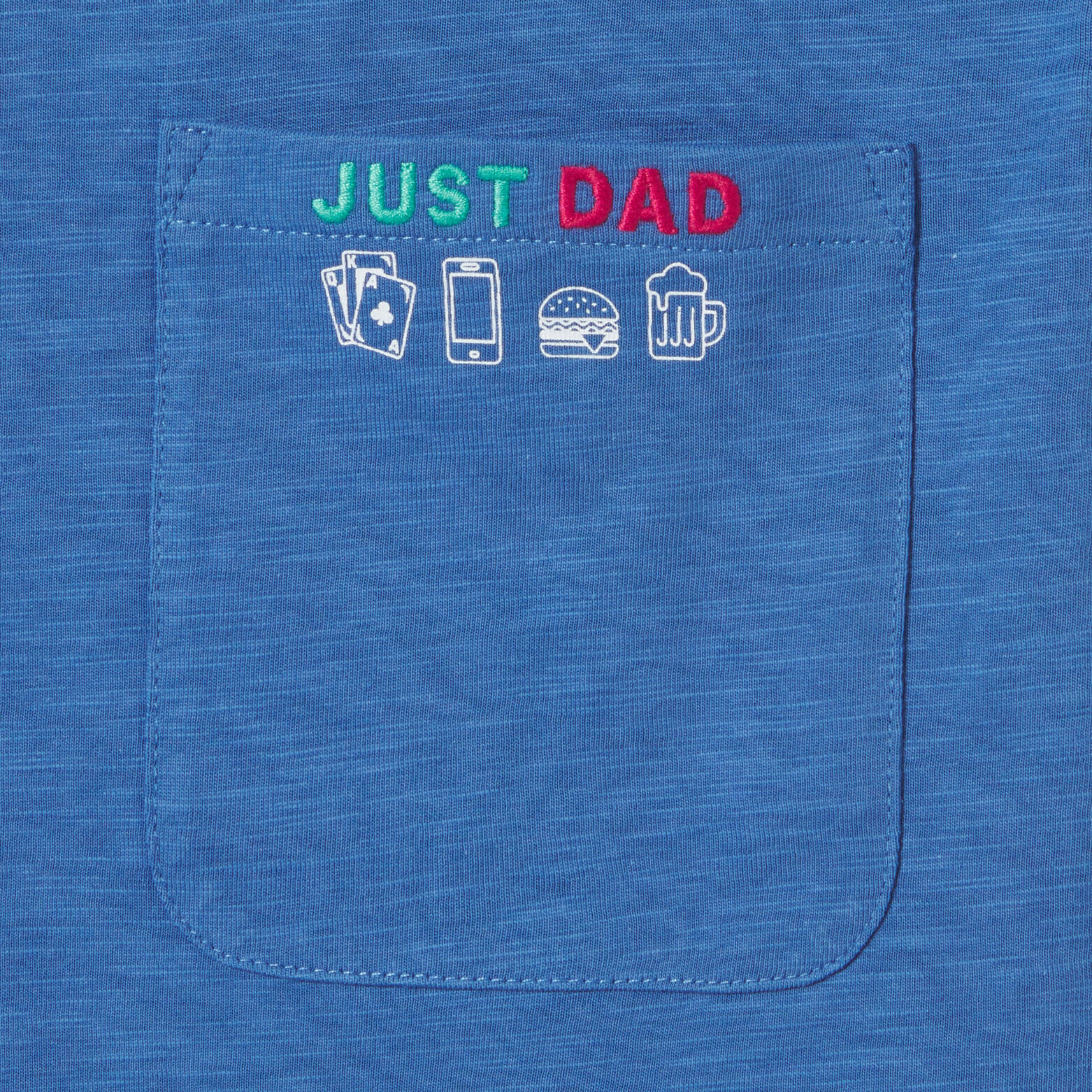 Tee shirt f&ecirc;te des p&egrave;res poche imprim&eacute;e