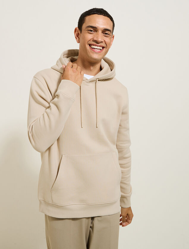 Sweat &agrave; capuche uni