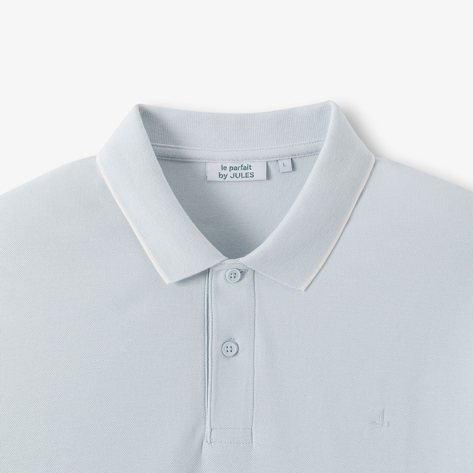 "Le Parfait by Jules" effen polo korte mouwen 