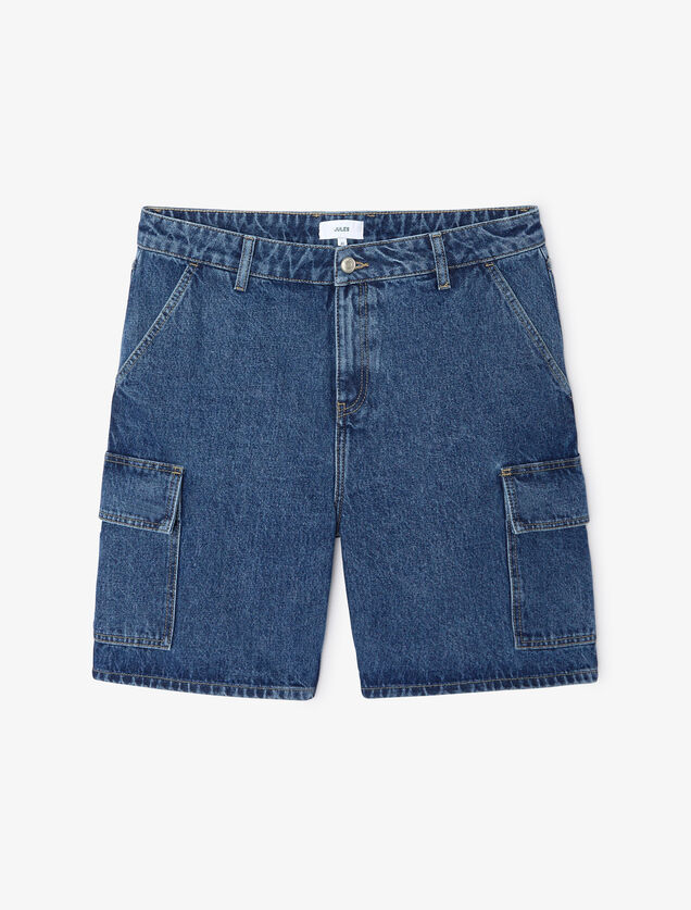 Bermuda baggy en jean