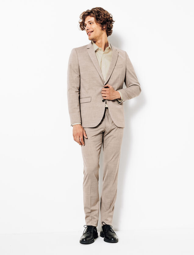 Chemise sans repassage en coton