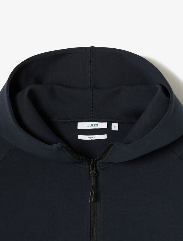 Veste capuche zipp&eacute;e