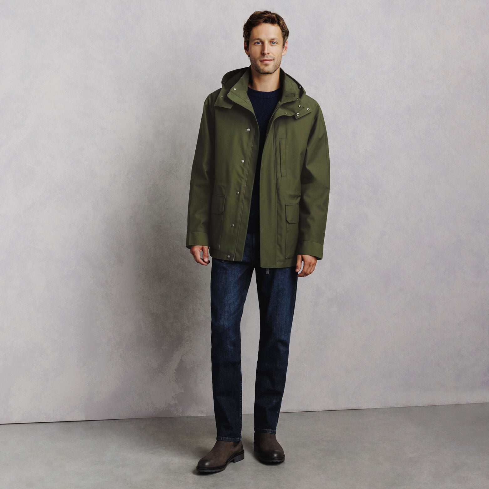 Parka longue &agrave; capuche amovible