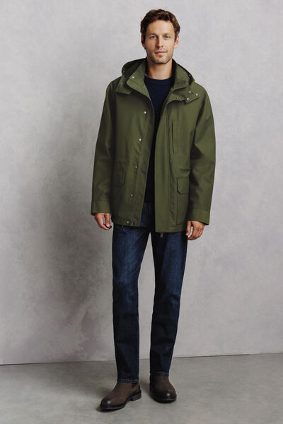 Parka longue &agrave; capuche amovible