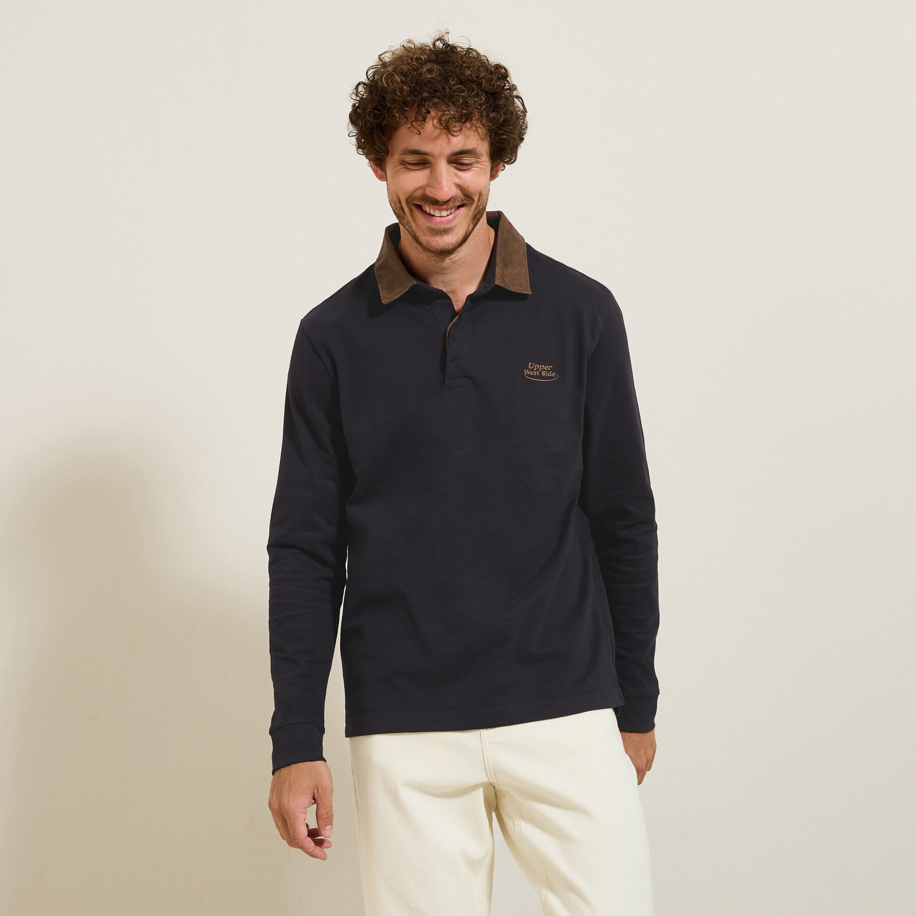 Polo manche longue homme brice outlet