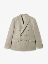 Veste de costume crois&eacute;e confort