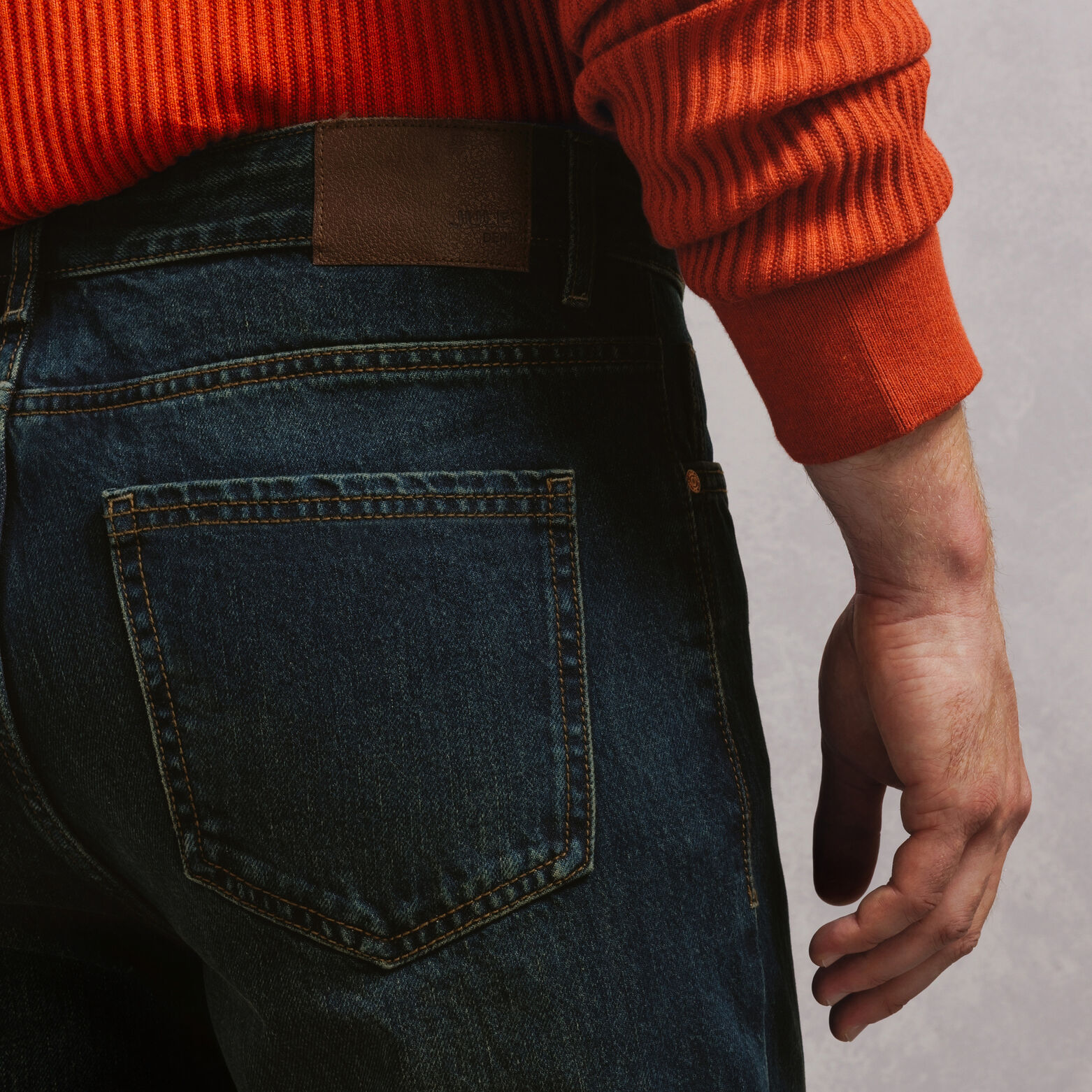 Gewassen loose jeans 3 lengtes