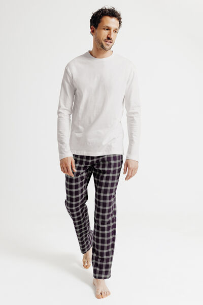 Ensemble pyjama en flanelle à carreaux