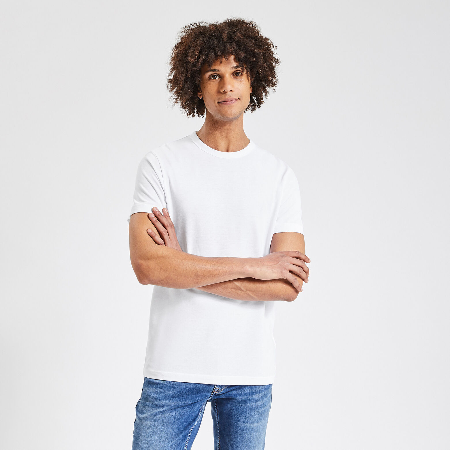 Ensemble t-shirt et bermuda - Blanc
