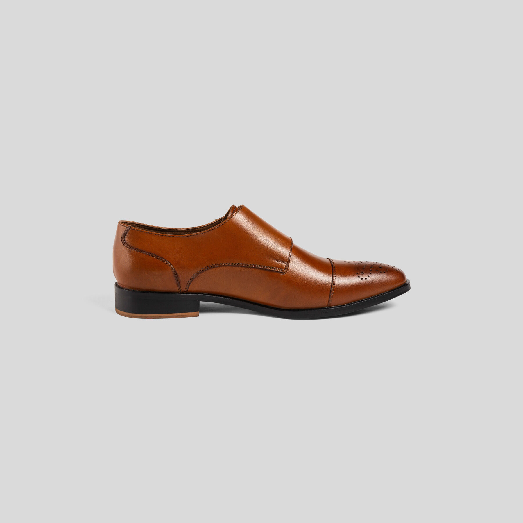 Leren schoenen met dubbele gesp | Jules