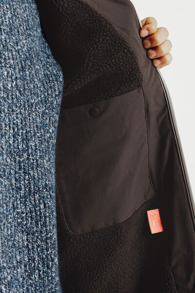 Parka longue à capuche