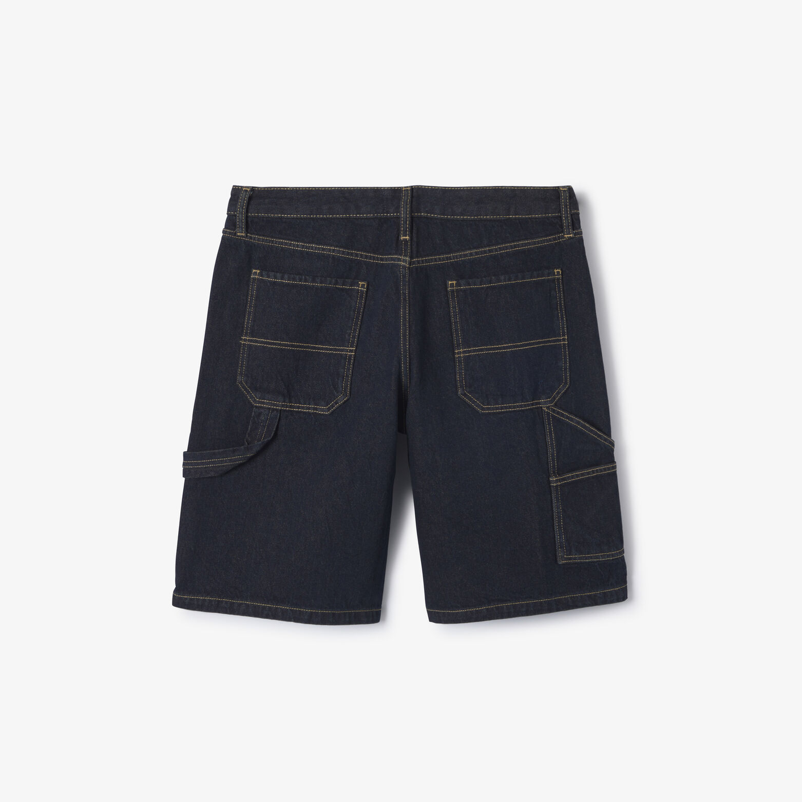 Short baggy en jean charpentier