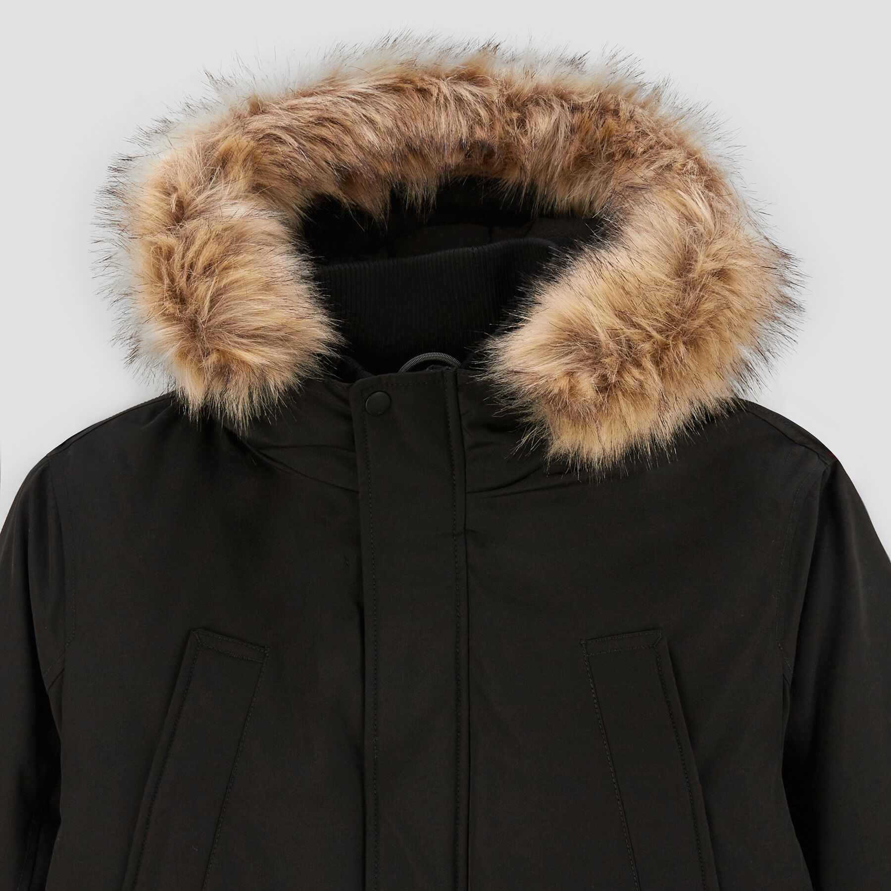 Blouson ski deperlant a capuche