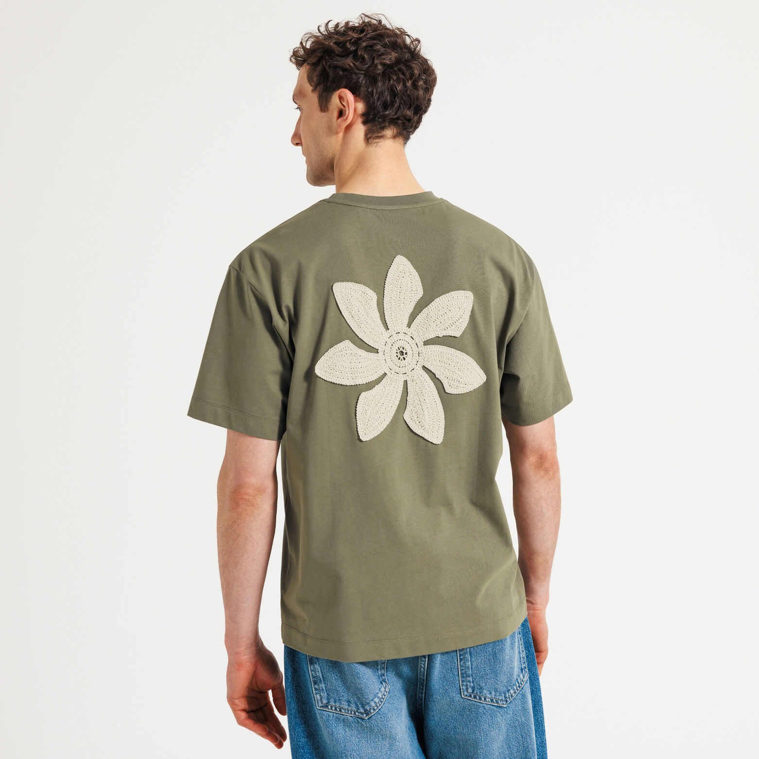 Tee shirt macram&eacute; dos