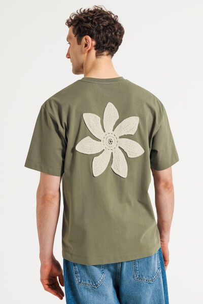 Tee shirt macram&eacute; dos