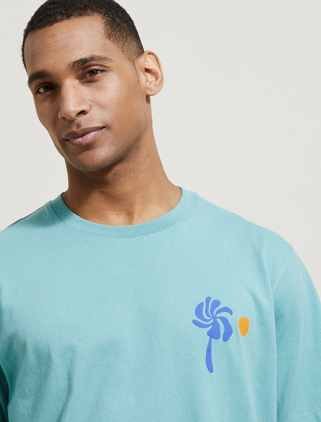 Tee shirt col rond imprim&eacute;