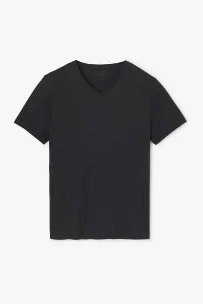 Tee shirt col V en coton