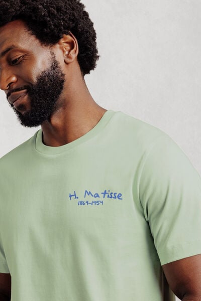T-shirt met print voor en achter, licentie Matisse