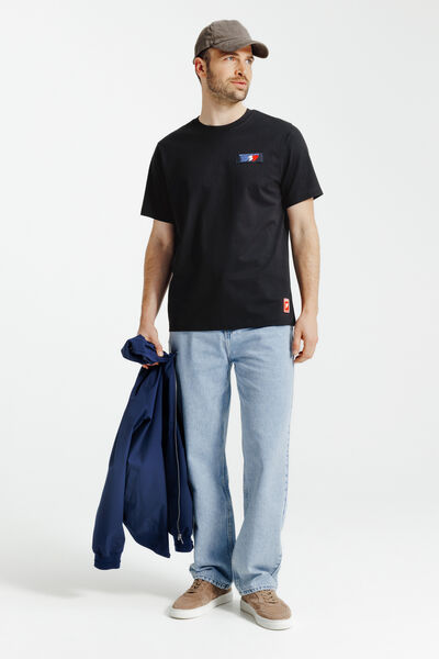 Tee shirt brod&eacute; poitrine licence L'&Eacute;quipe