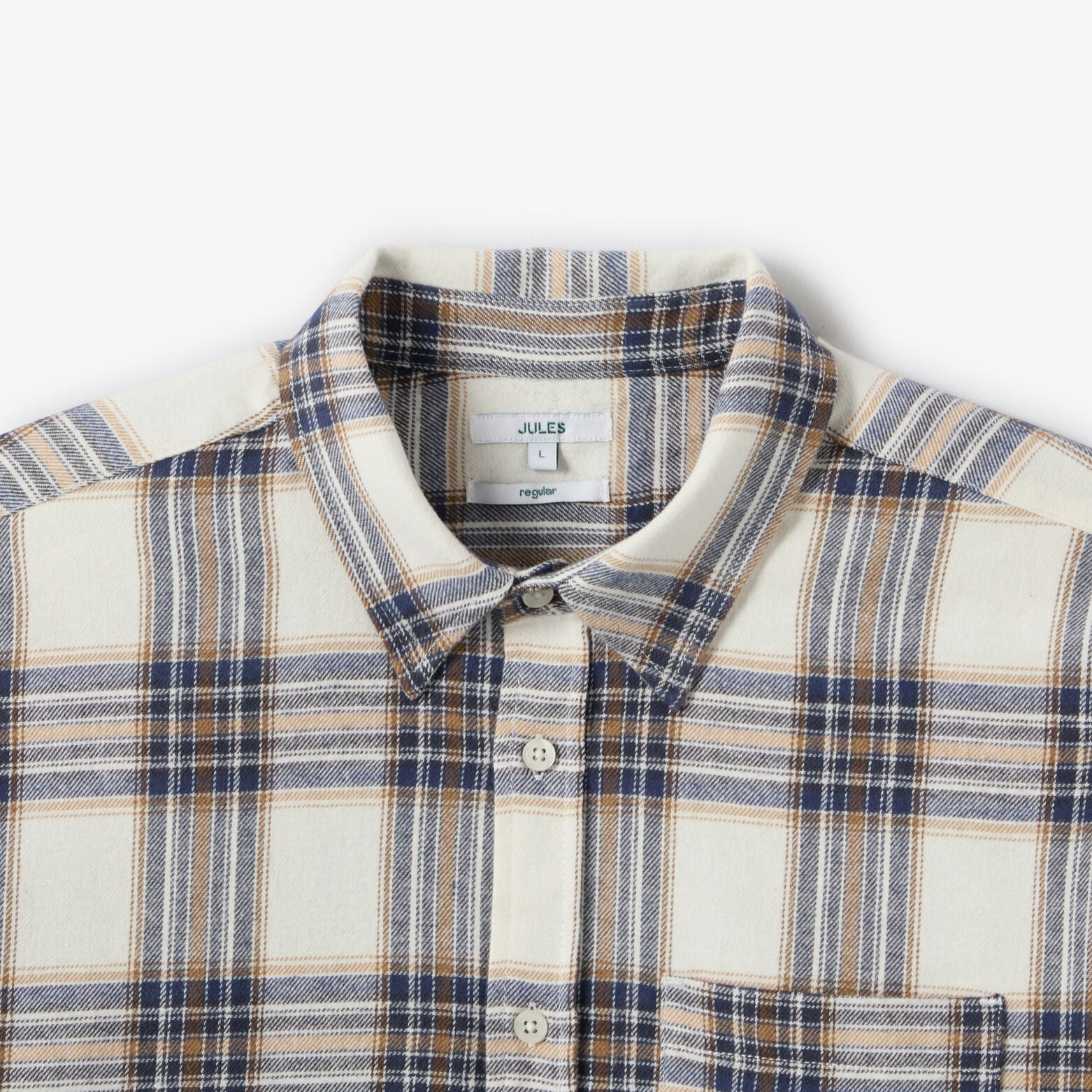 Chemise flanelle &agrave; carreaux 100% coton