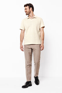 Polo manches courtes rayures verticales