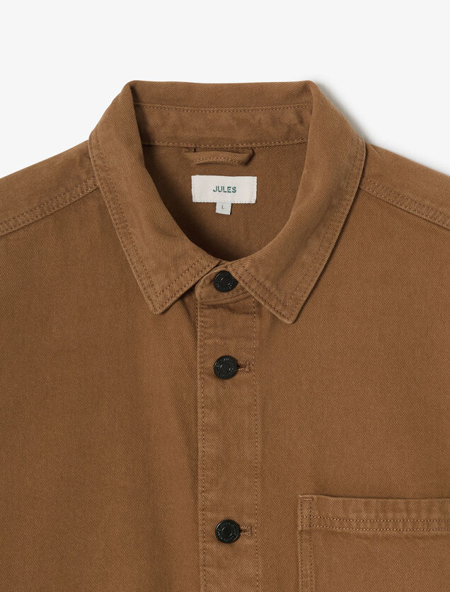 Surchemise en jean coton